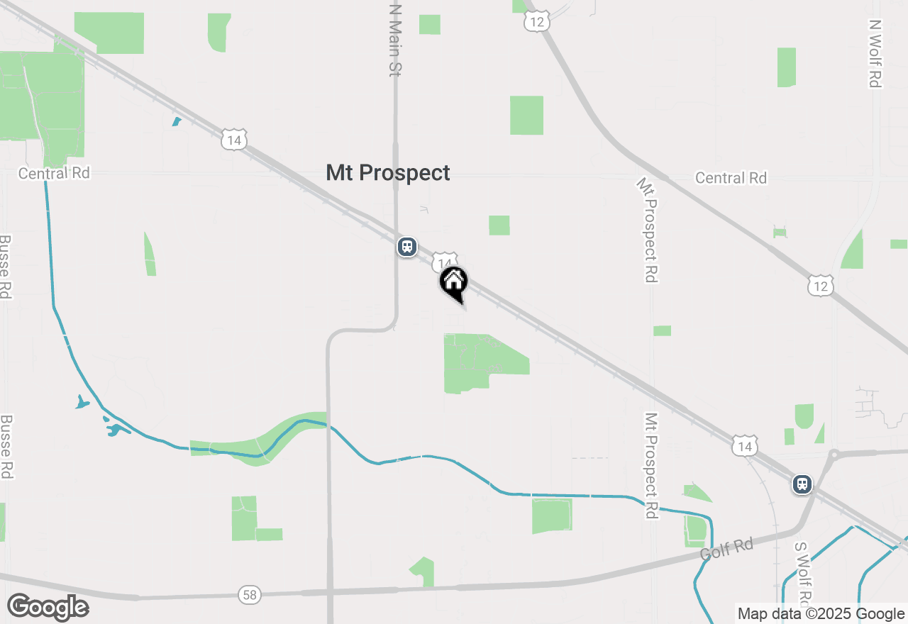 Map of 211 Dawson Drive, Mount Prospect, IL 60056