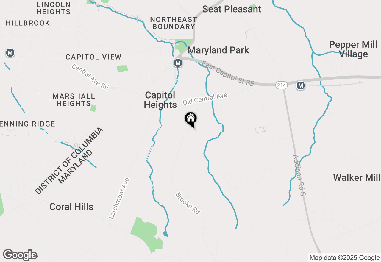 Map of 620 Suffolk Avenue, Capitol Heights, MD 20743