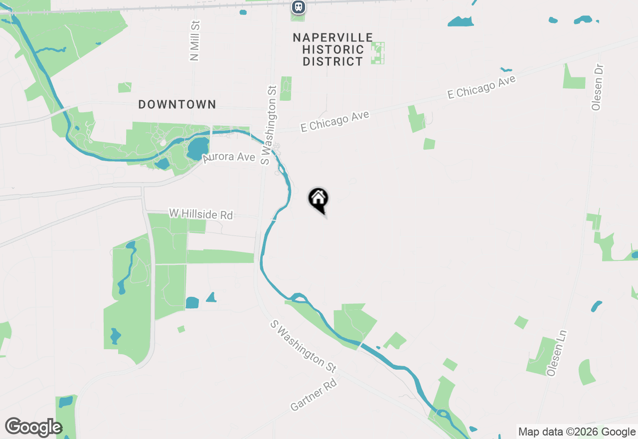 Map of 605 Thornwood Drive, Naperville, IL 60540