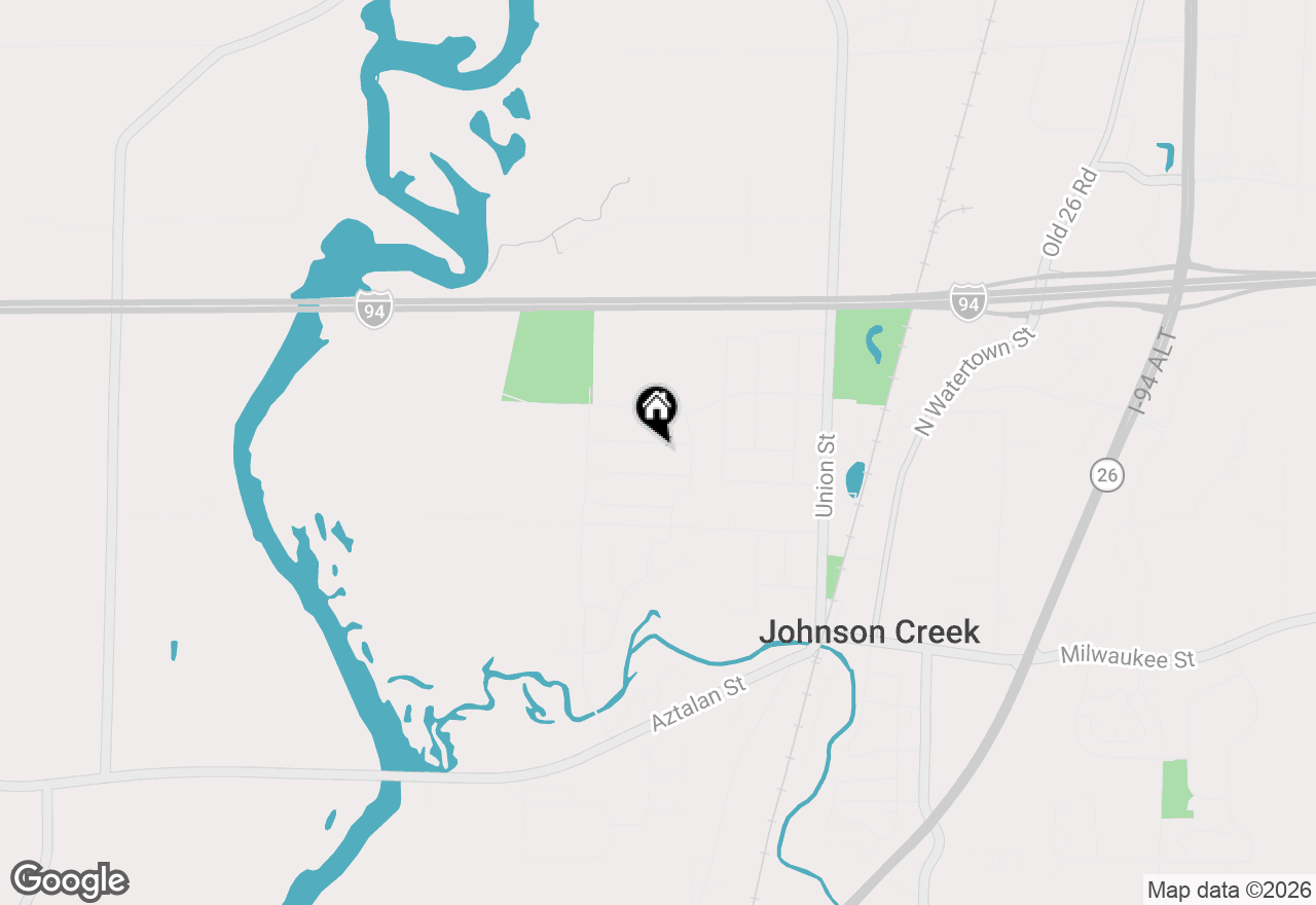 Map of 413 Saratoga Dr, Johnson Creek, WI 53038