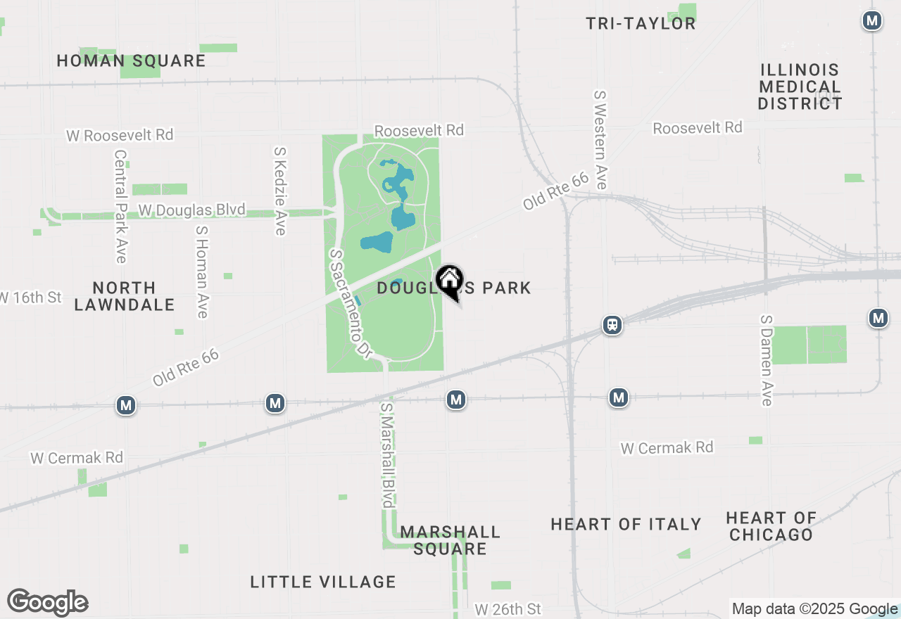 Map of 1629 S California Avenue, Chicago, IL 60608