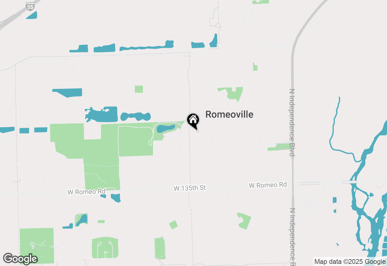 Map of 446 Montrose Drive, Romeoville, IL 60446