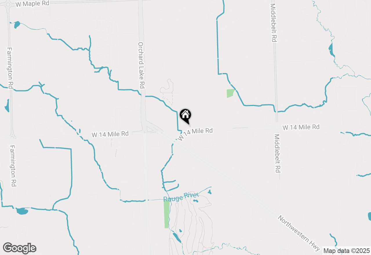 Map of 7477 Heather Heath Lane, West Bloomfield, MI 48322