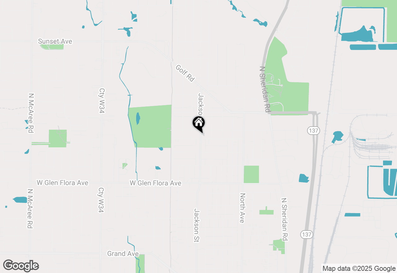 Map of 1600 N Jackson Street, Waukegan, IL 60085