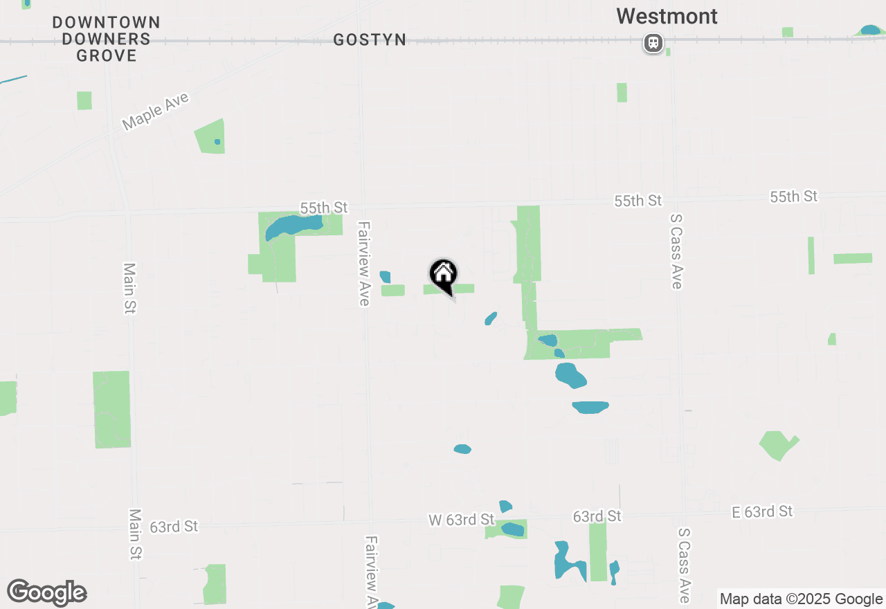 Map of 5728 Antler Lane, Westmont, IL 60559