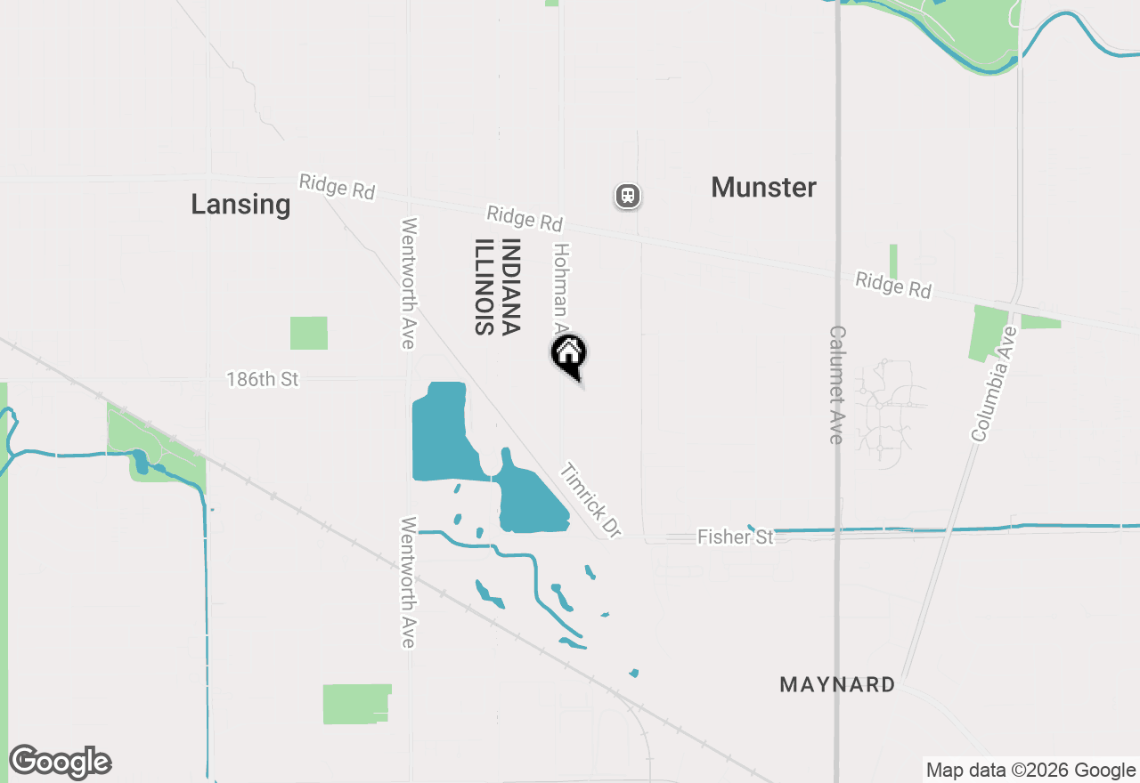 Map of 8605 Hohman Avenue, Munster, IN 46321