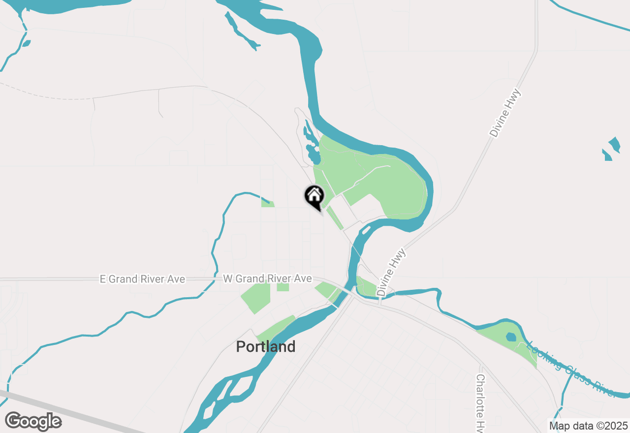 Map of 414 Quarterline Street, Portland, MI 48875