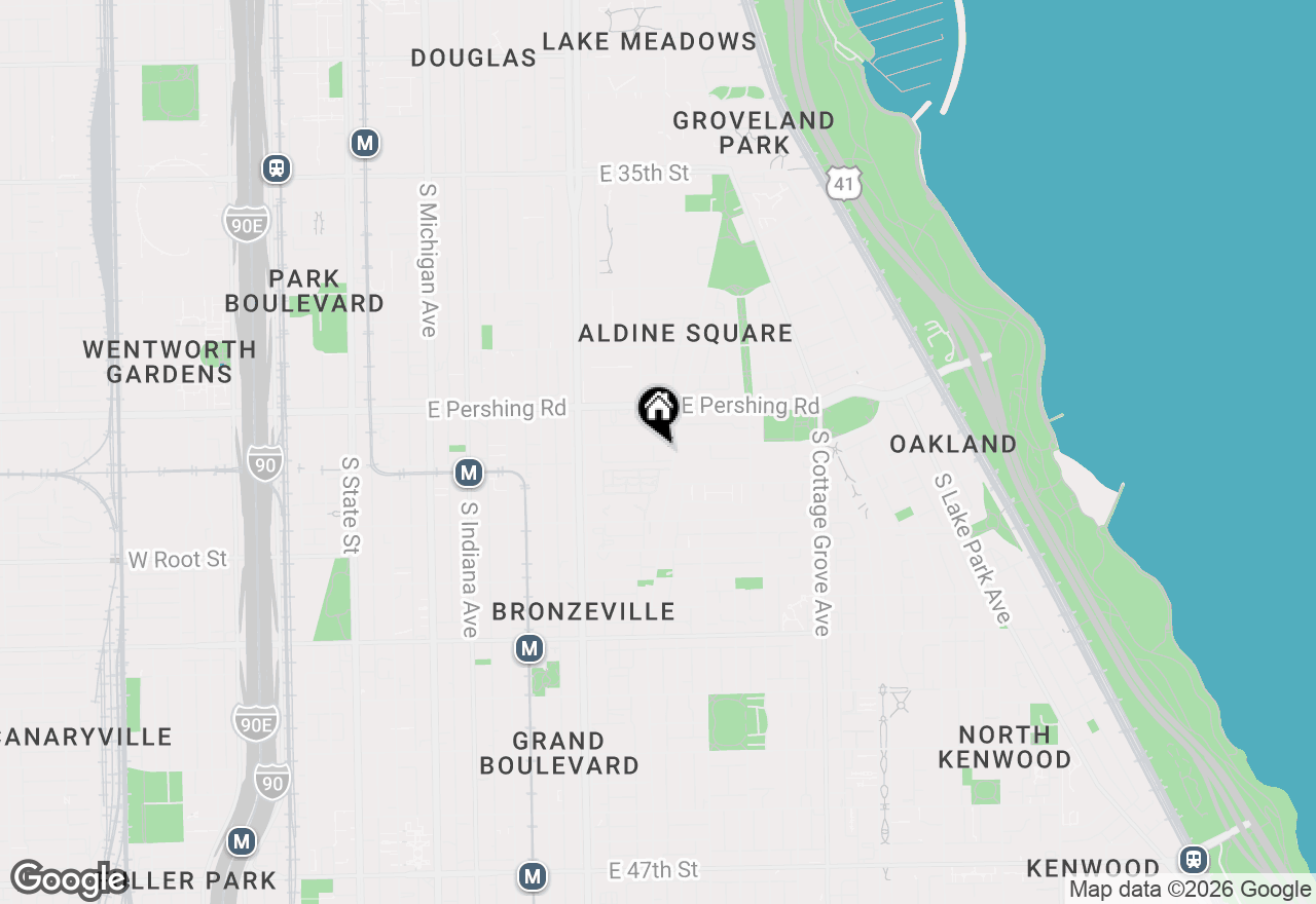 Map of 515 E Oakwood Boulevard, Chicago, IL 60653