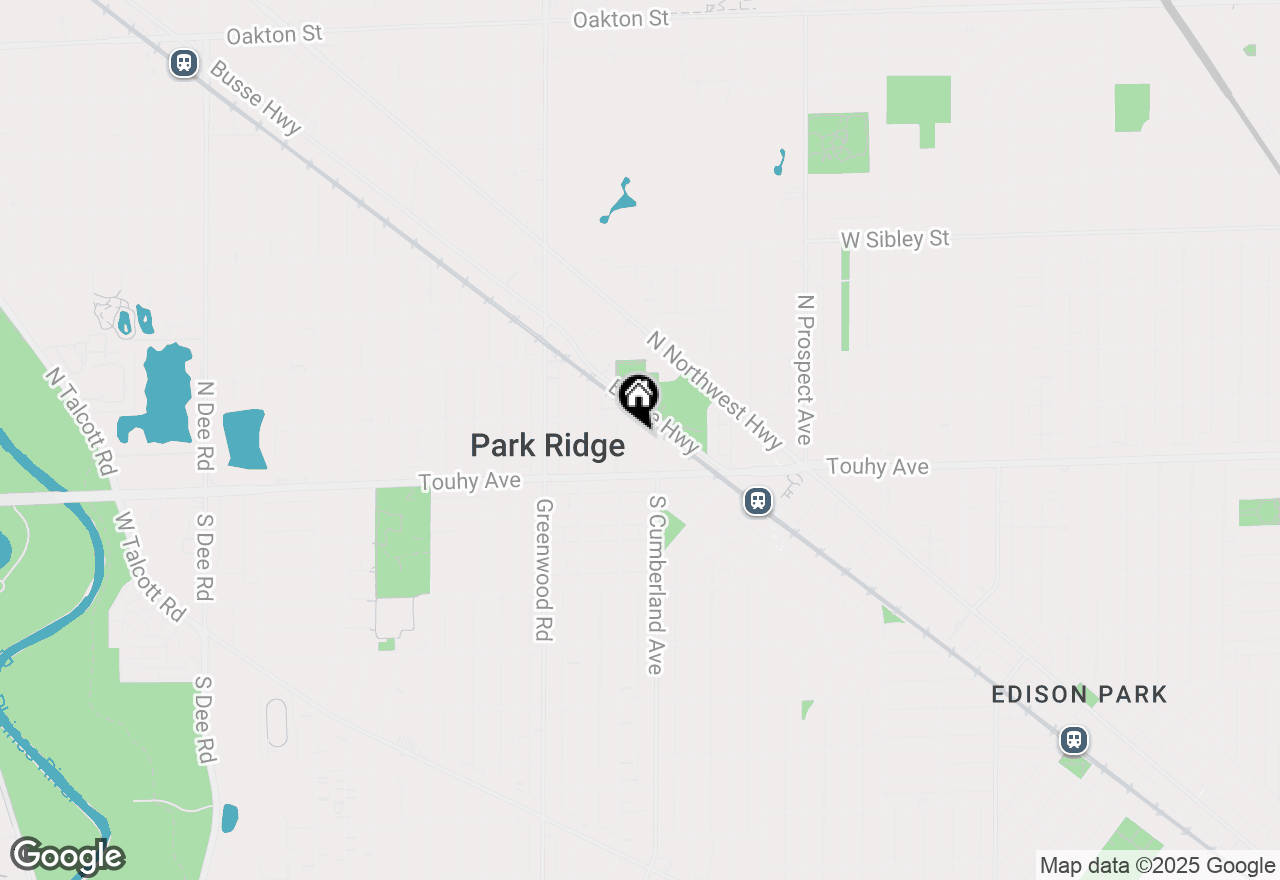 Map of 103 N Clifton Avenue, Park Ridge, IL 60068