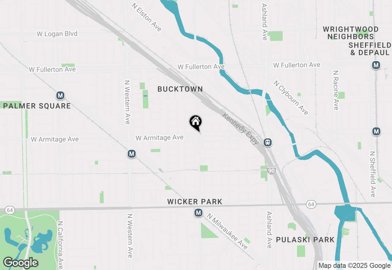 Map of 2008 W Armitage Avenue #1R, Chicago, IL 60647