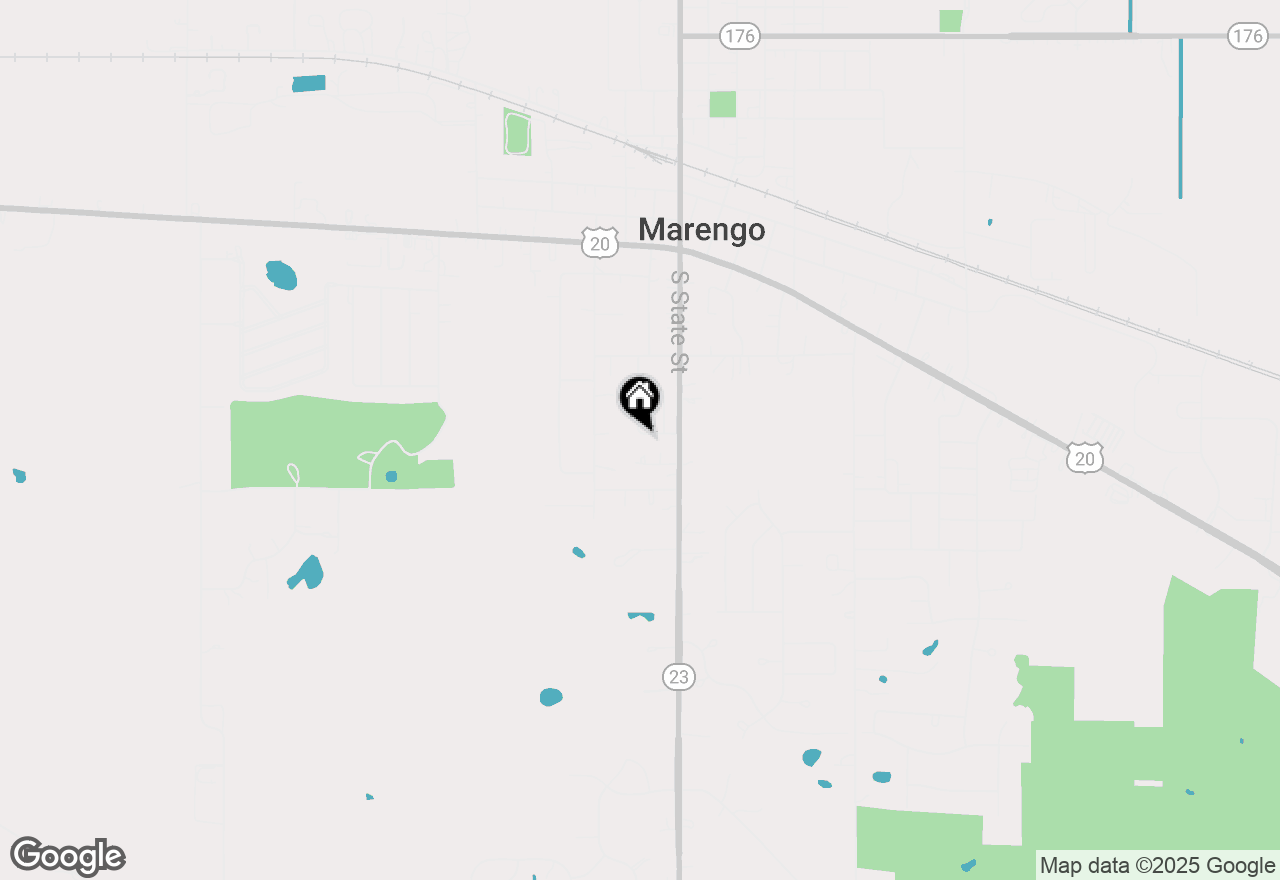 Map of 832 Oak Manor Drive, Marengo, IL 60152