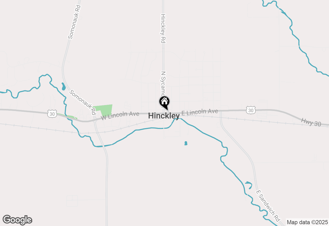 Map of 148 N Sycamore Street #C2, Hinckley, IL 60520