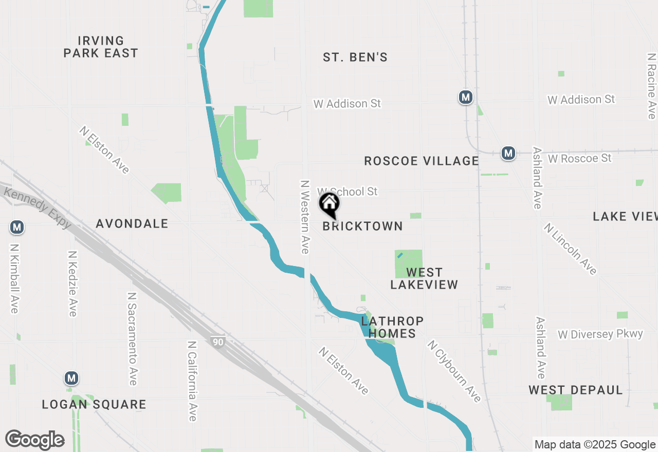 Map of 2311 W Belmont Avenue, Chicago, IL 60618