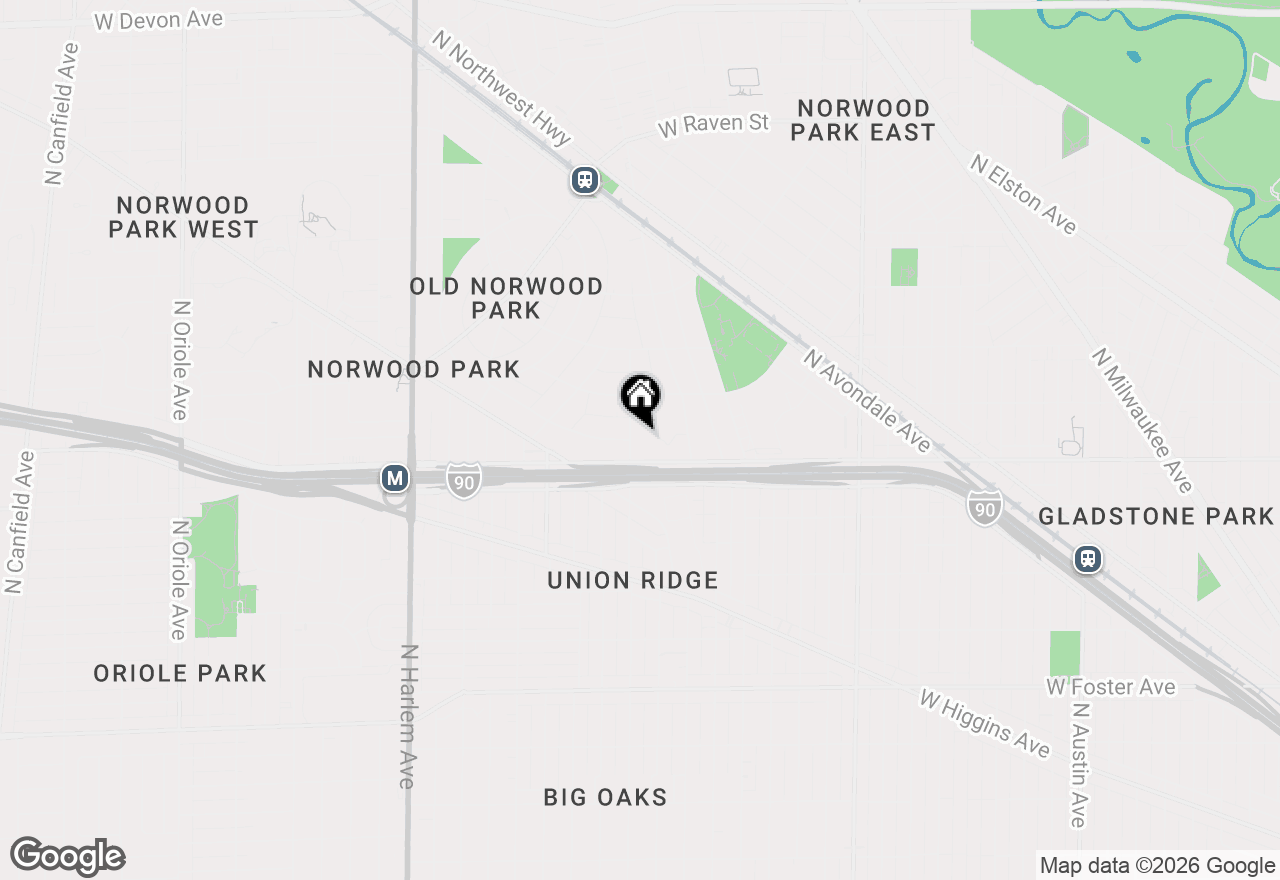 Map of 5623 N Newcastle Avenue, Chicago, IL 60631