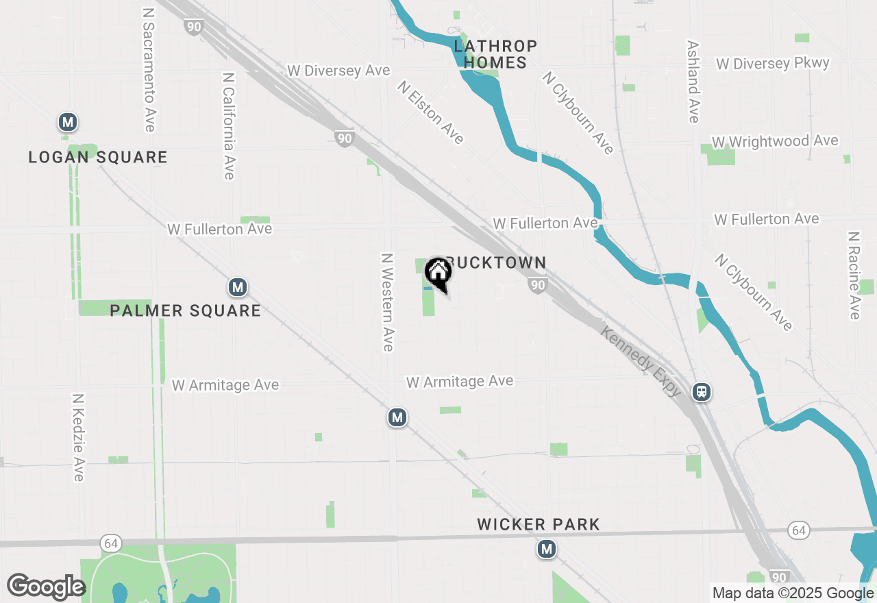 Map of 2151 N Oakley Avenue, Chicago, IL 60647