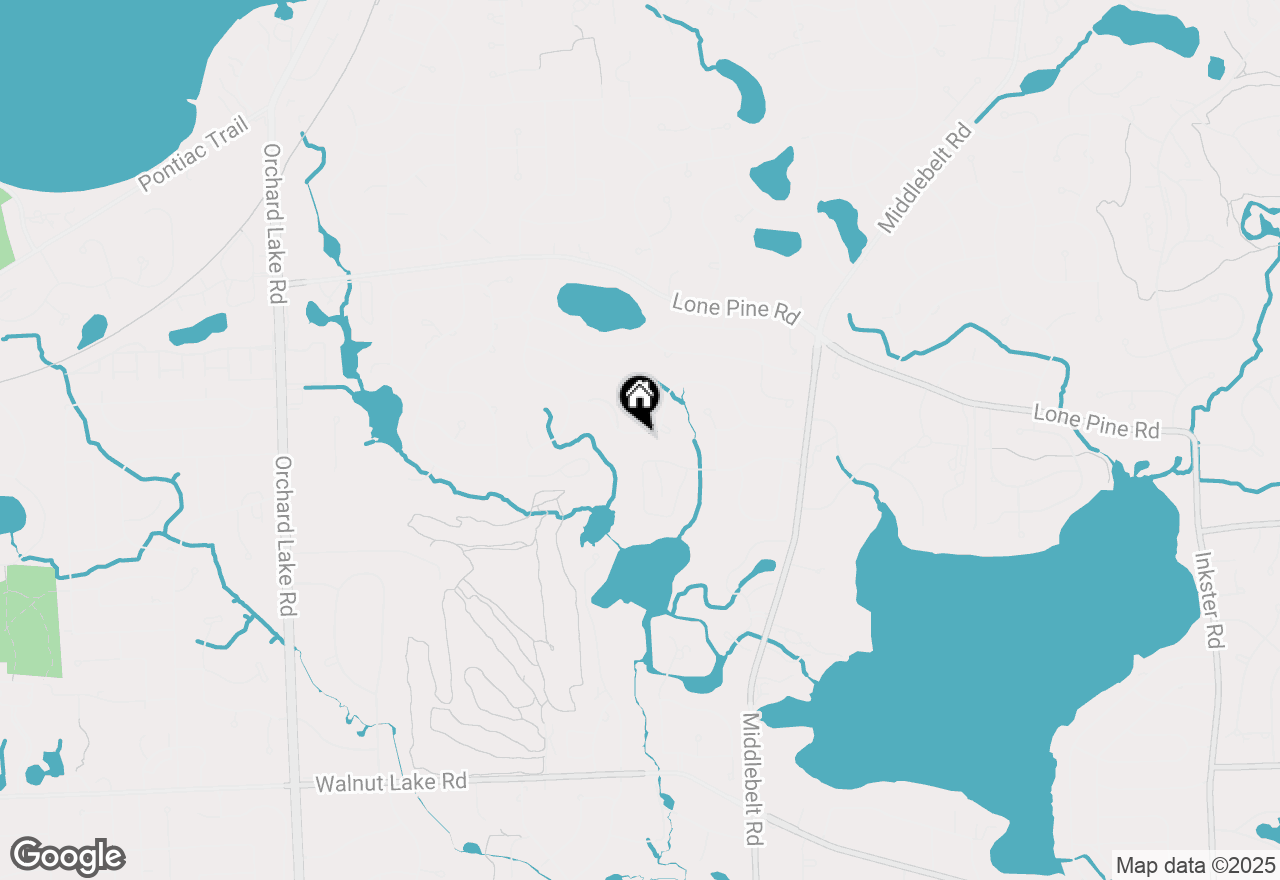 Map of 3261 Bloomfield Park Drive, West Bloomfield, MI 48323