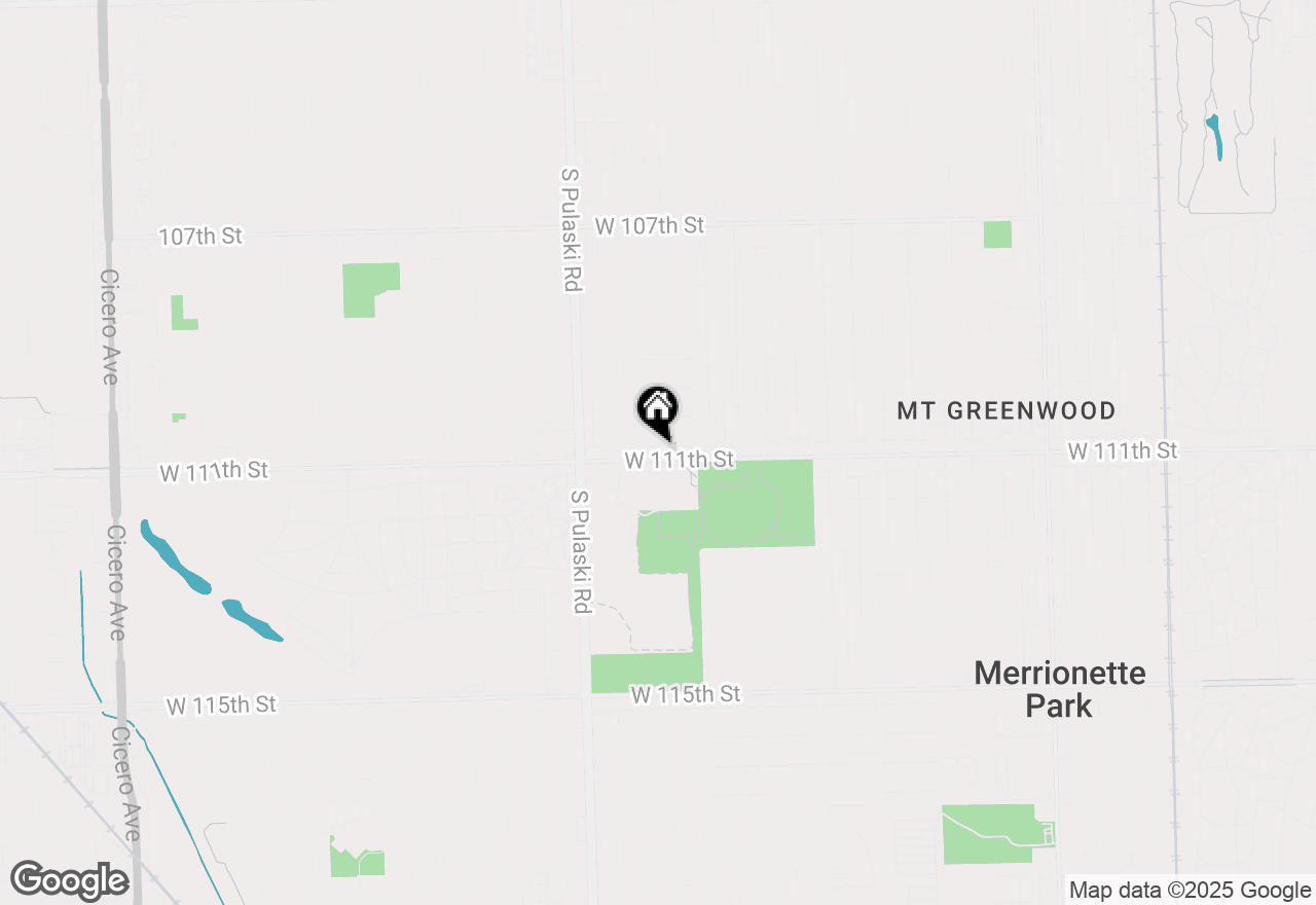 Map of 3838 W 111th Street #406, Chicago, IL 60655