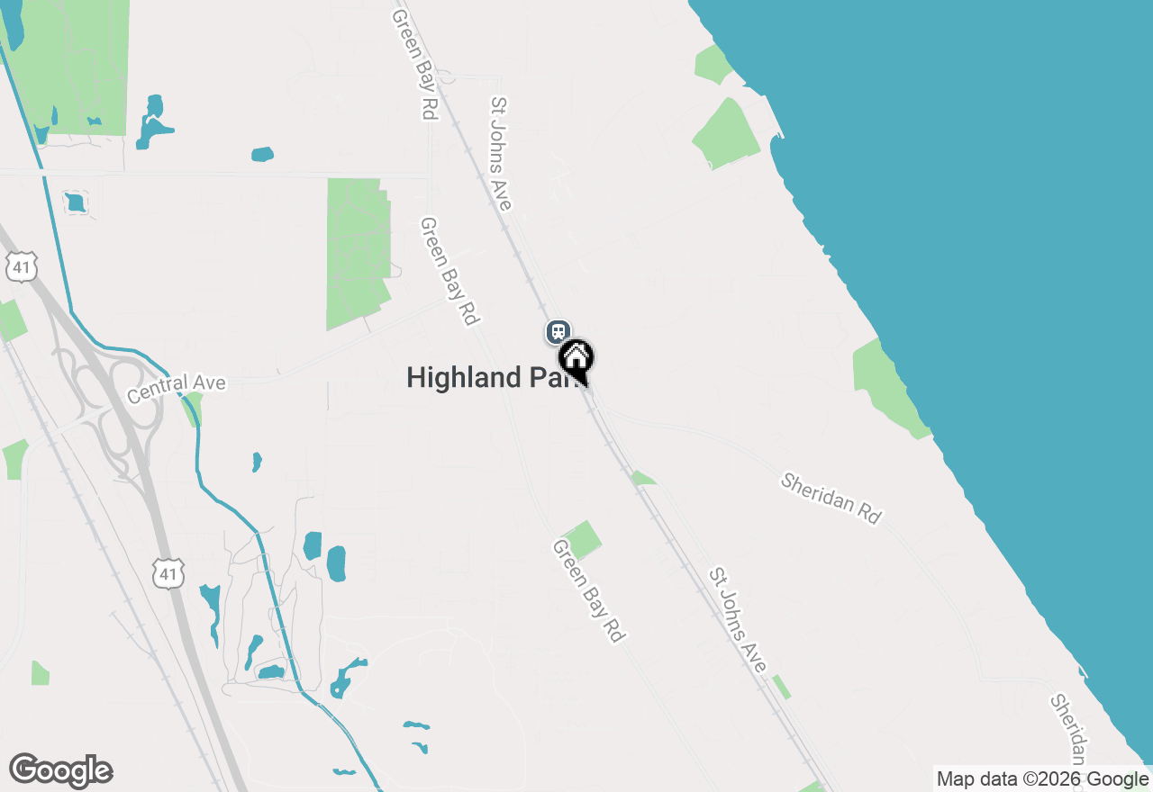 Map of 601 Mulberry Place #3B, Highland Park, IL 60035