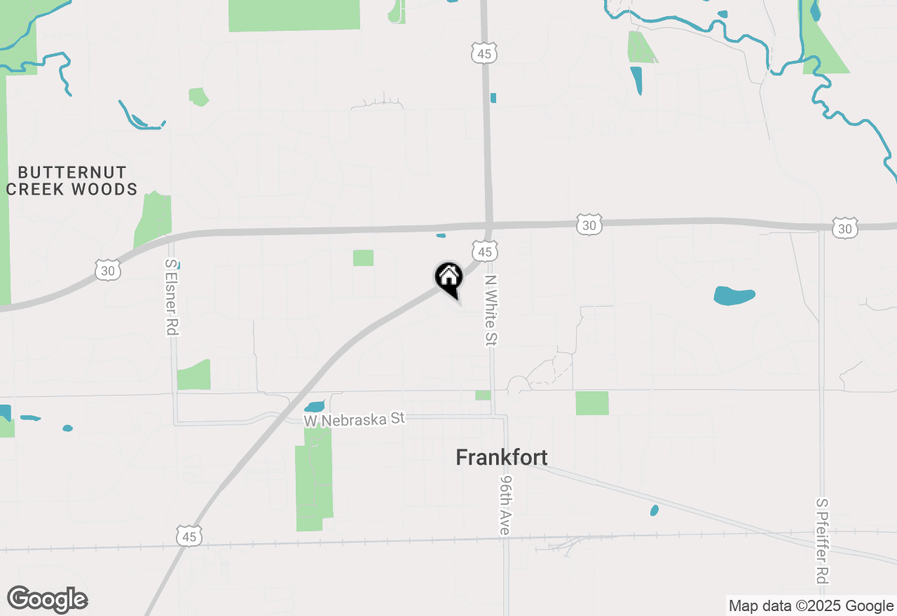 Map of 9748 Folkers Drive, Frankfort, IL 60423