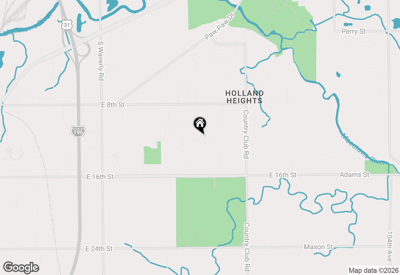 Map of 281 Orlando Avenue, Holland, MI 49423