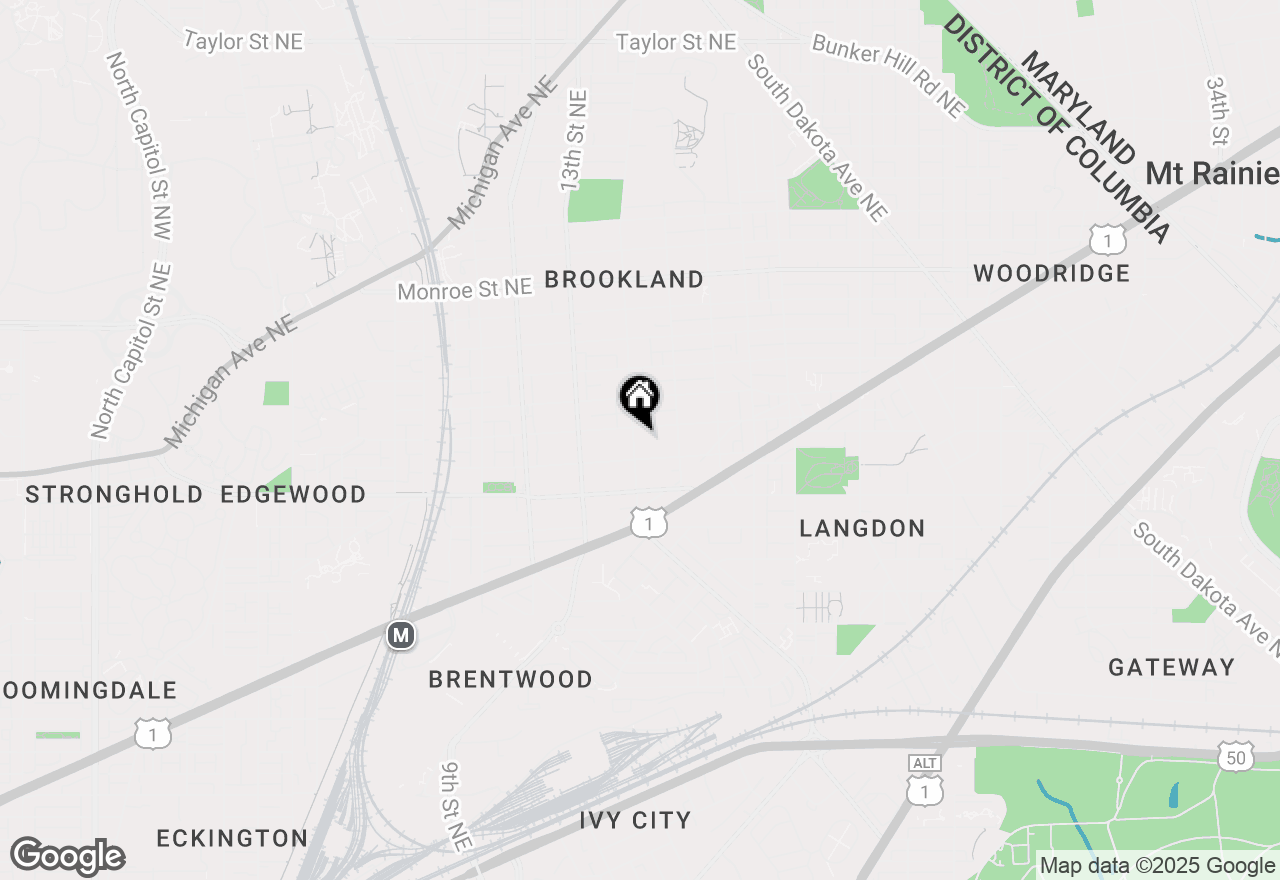 Map of 2917 14th Street Ne, Washington, DC 20017