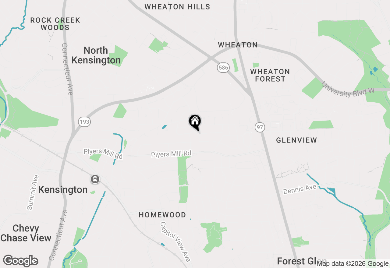 Map of 10710 Bentley Lane, Kensington, MD 20895