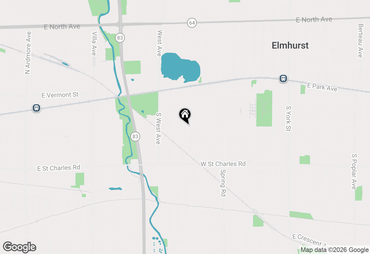 Map of 225 S Fairview Avenue, Elmhurst, IL 60126