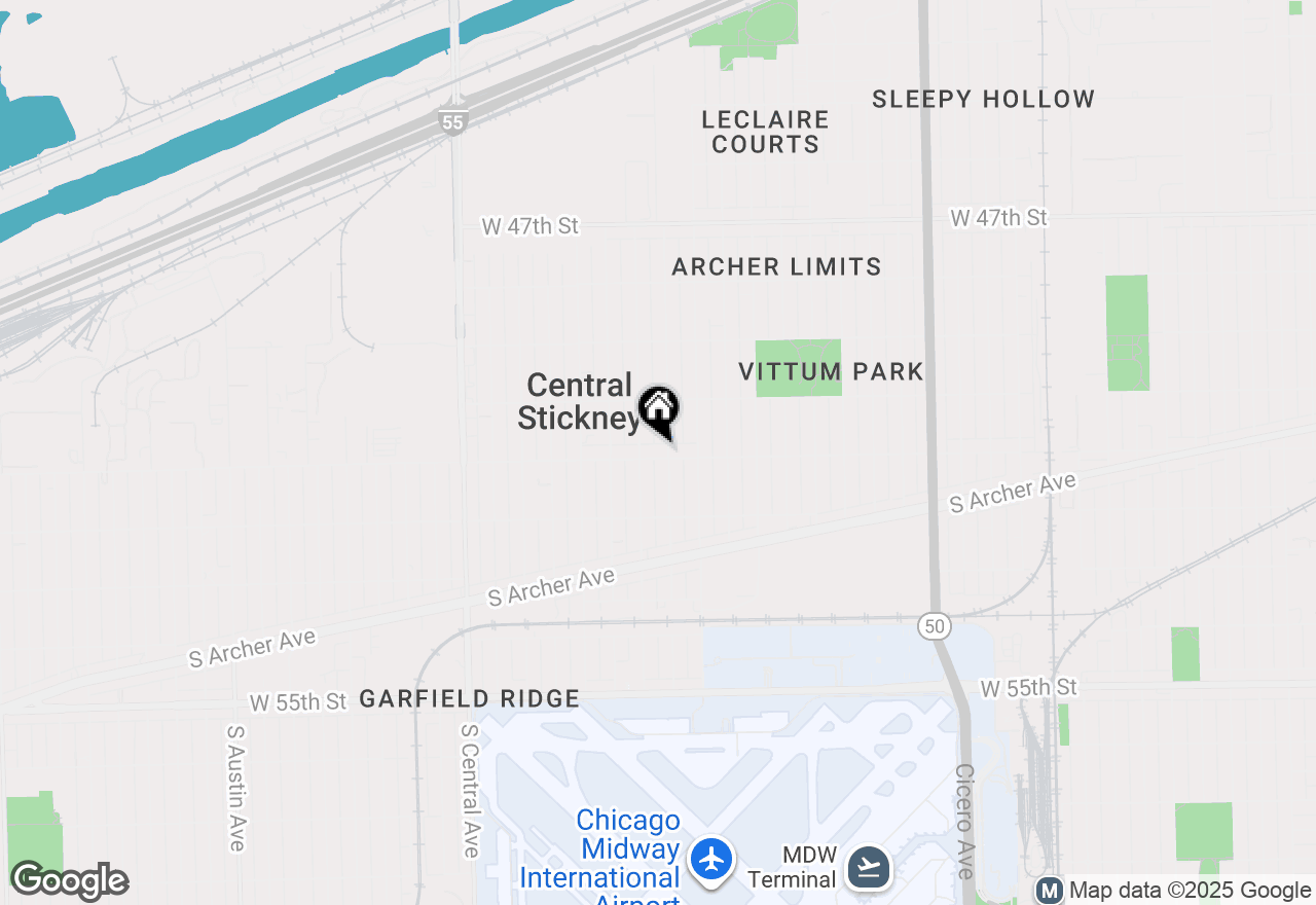 Map of 5232 W 51st Street, Chicago, IL 60638