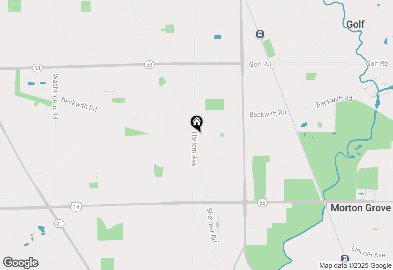 Map of 7151 Church Street, Morton Grove, IL 60053