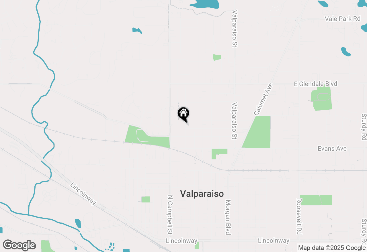 Map of (Address confidential), Valparaiso, Indiana 46383