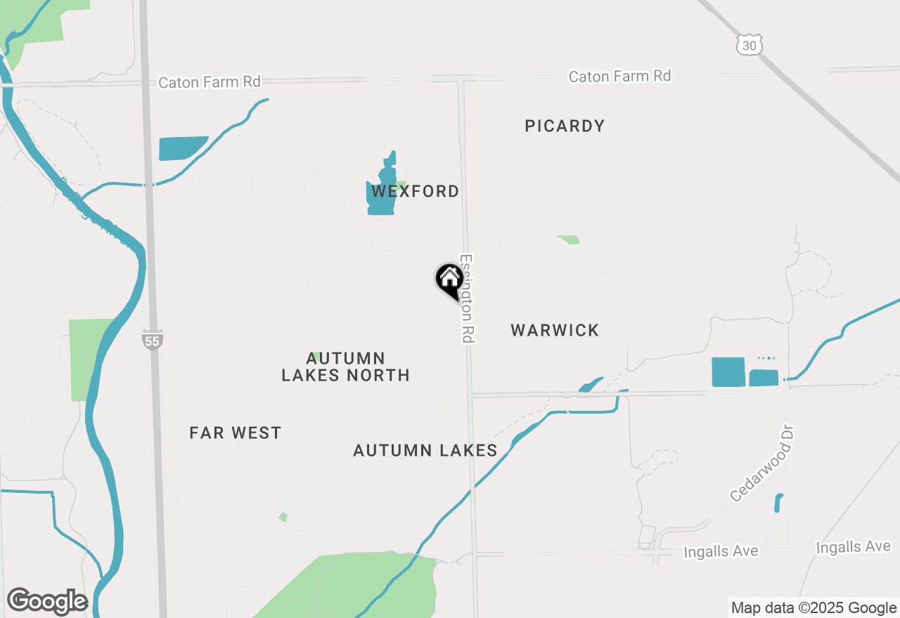 Map of 3226 Thomas Hickey Drive, Joliet, IL 60431