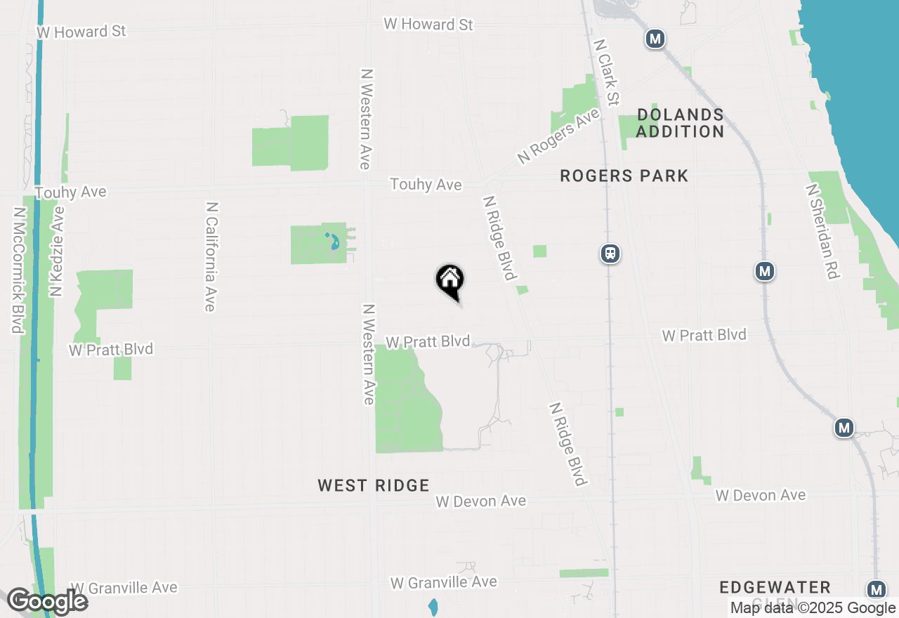 Map of 2130 W Farwell Avenue, Chicago, IL 60645