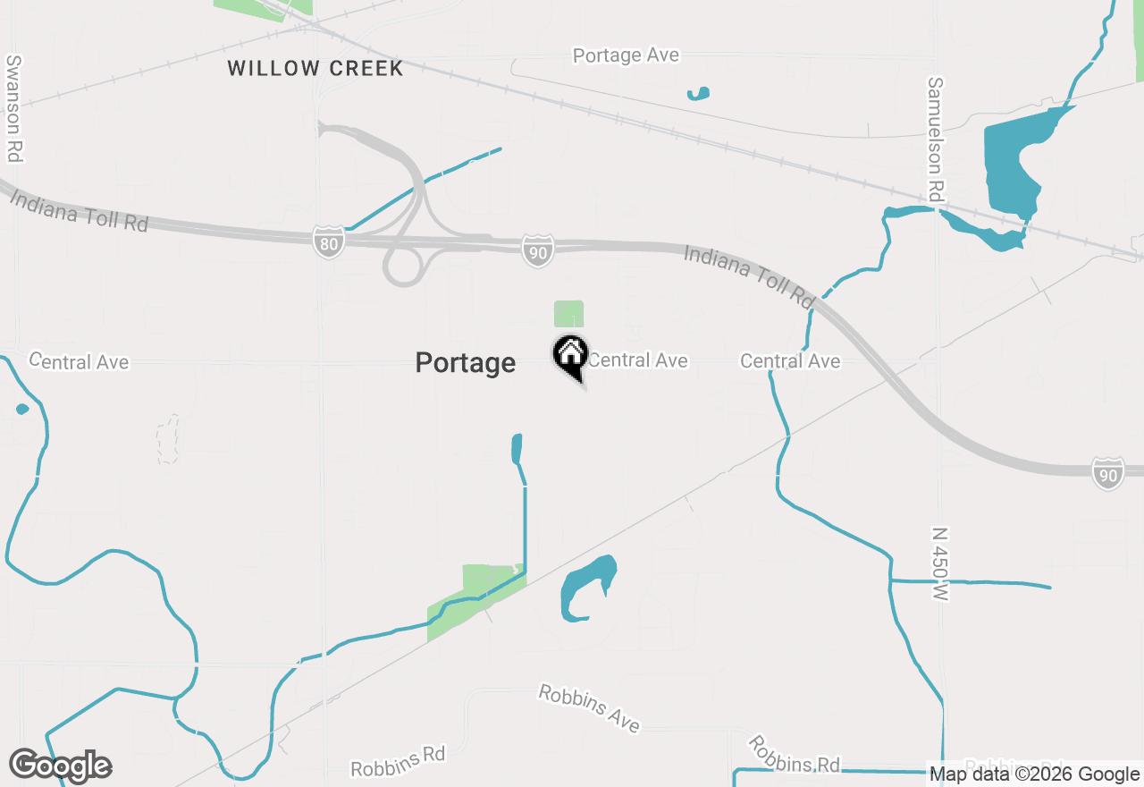 Map of 6310 Defiance Avenue, Portage, IN 46368