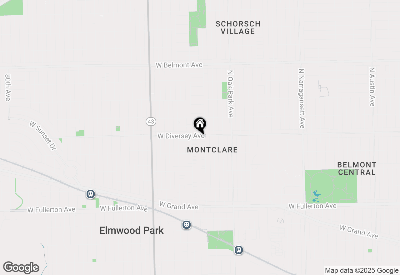 Map of 6949 W Diversey Avenue #1, Chicago, IL 60707