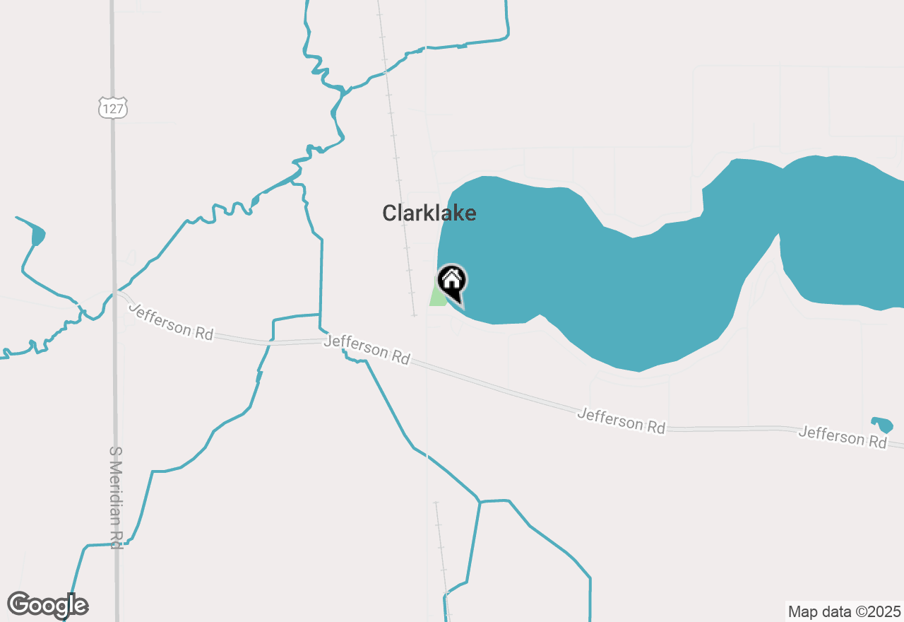 Map of 345 Oakwood Avenue, Clarklake, MI 49234