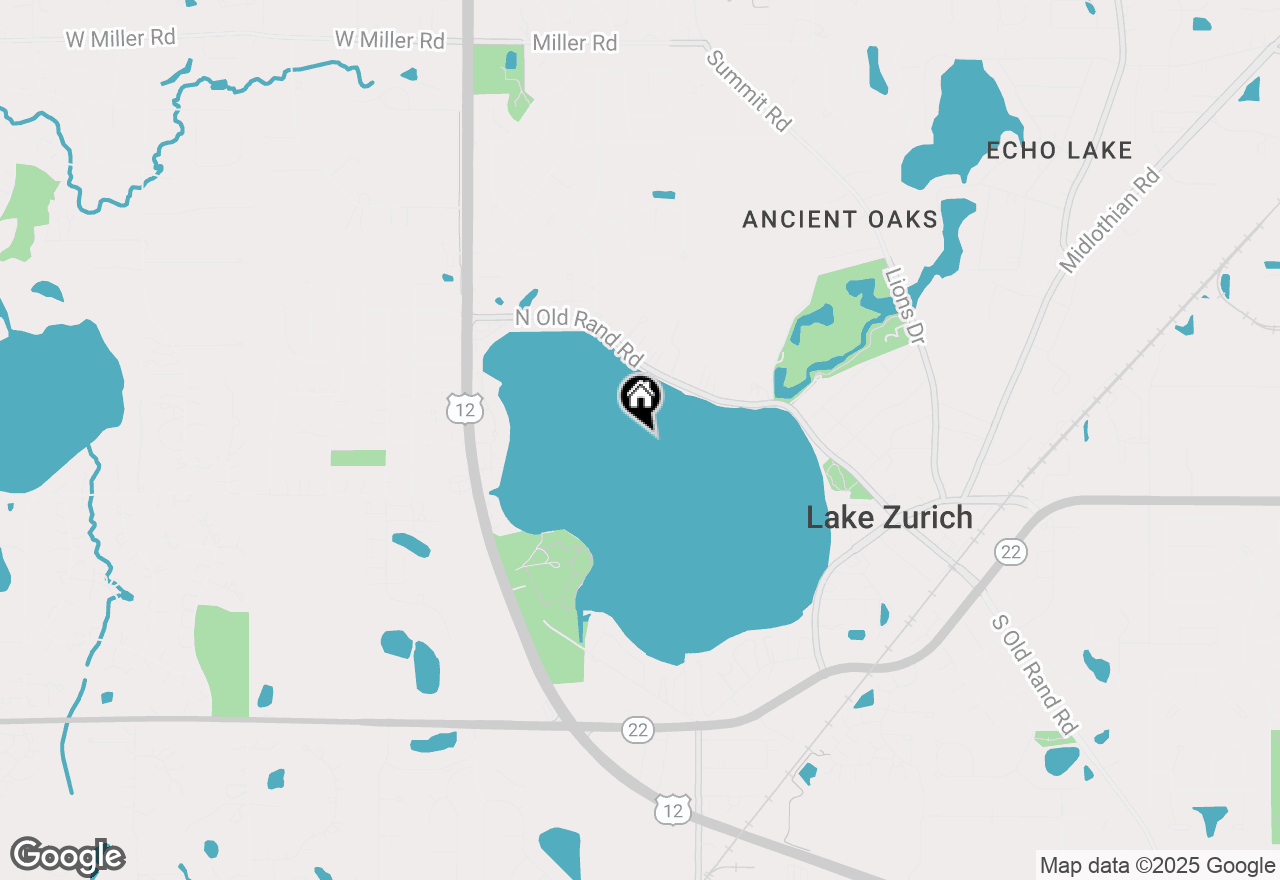 Map of 719 N Old Rand Road #719, Lake Zurich, IL 60047