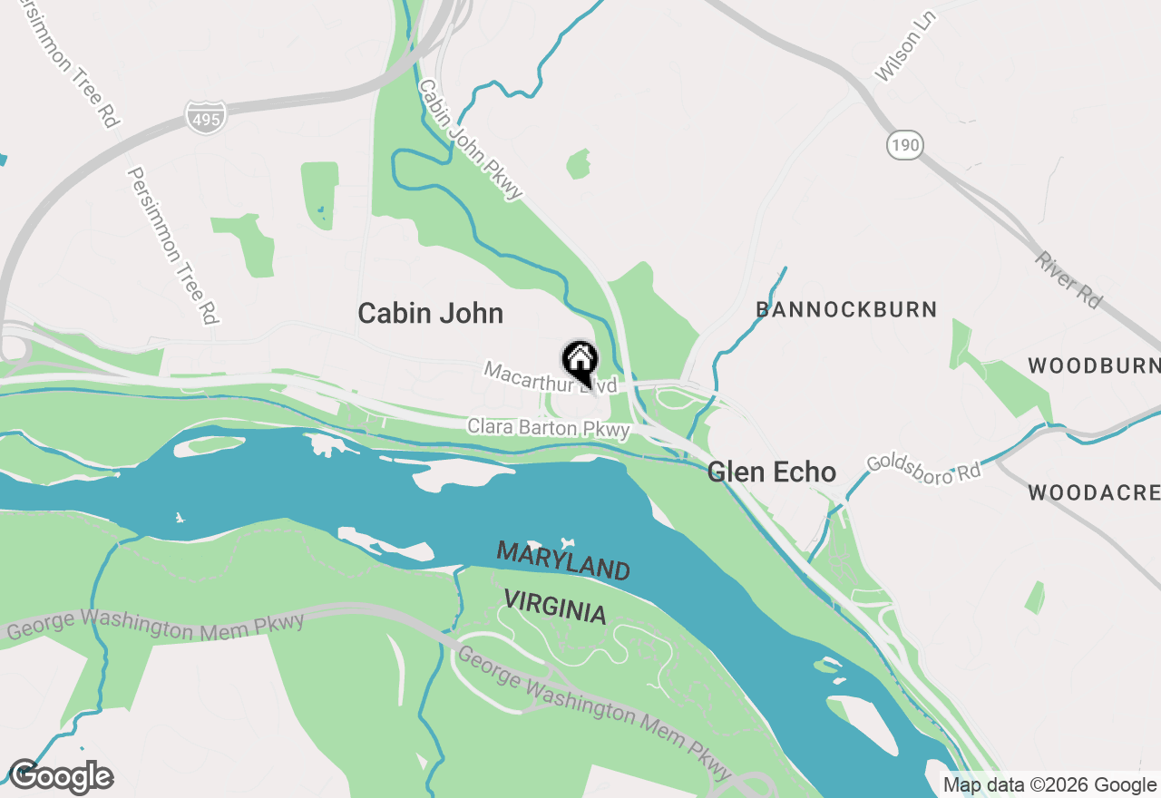 Map of 5 Ericsson Road, Cabin John, MD 20818