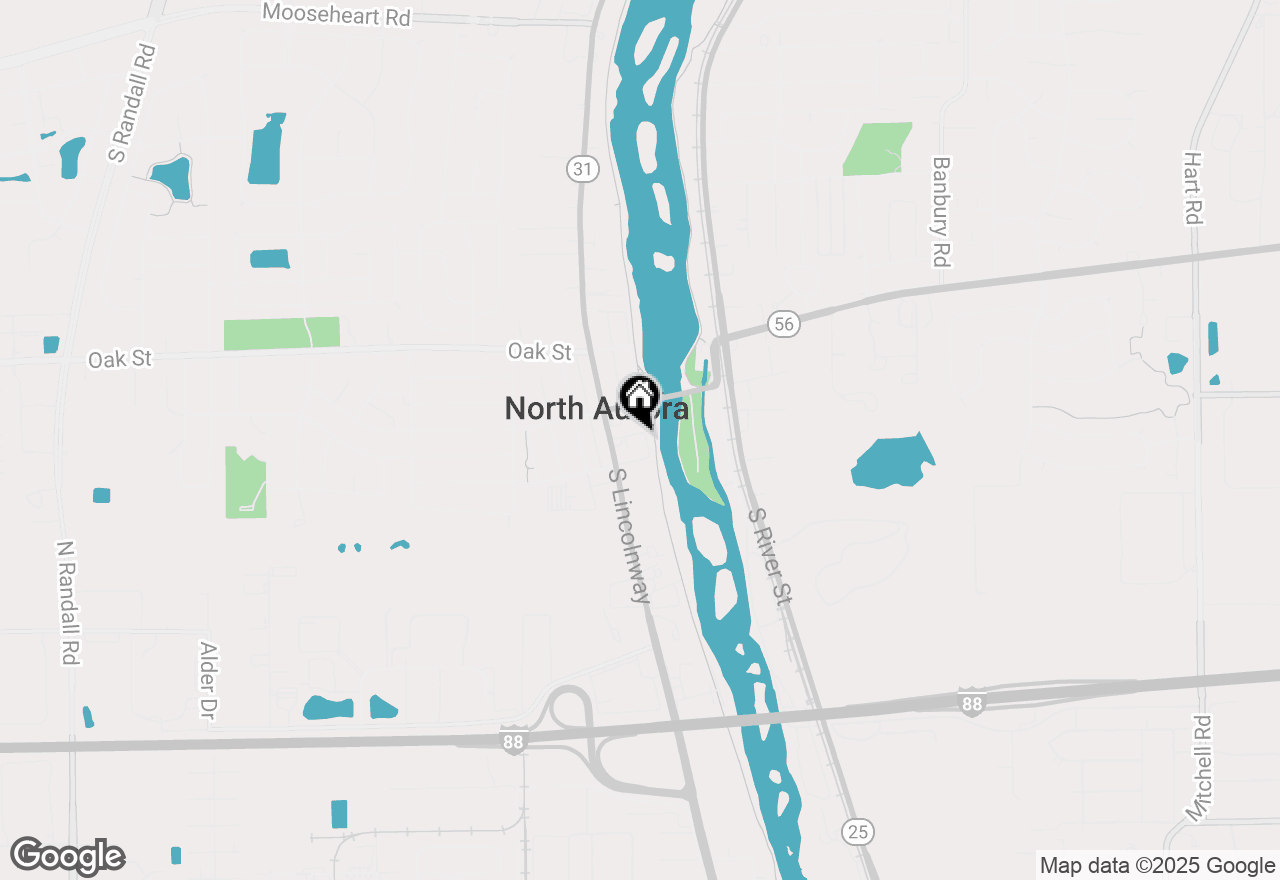 Map of 8 Marvo Street, North Aurora, IL 60542