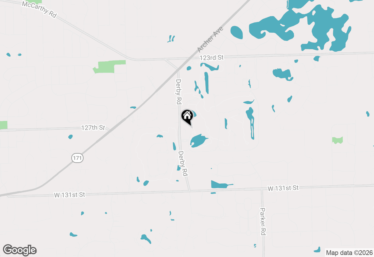 Map of (Address confidential), Lemont, Illinois 60439