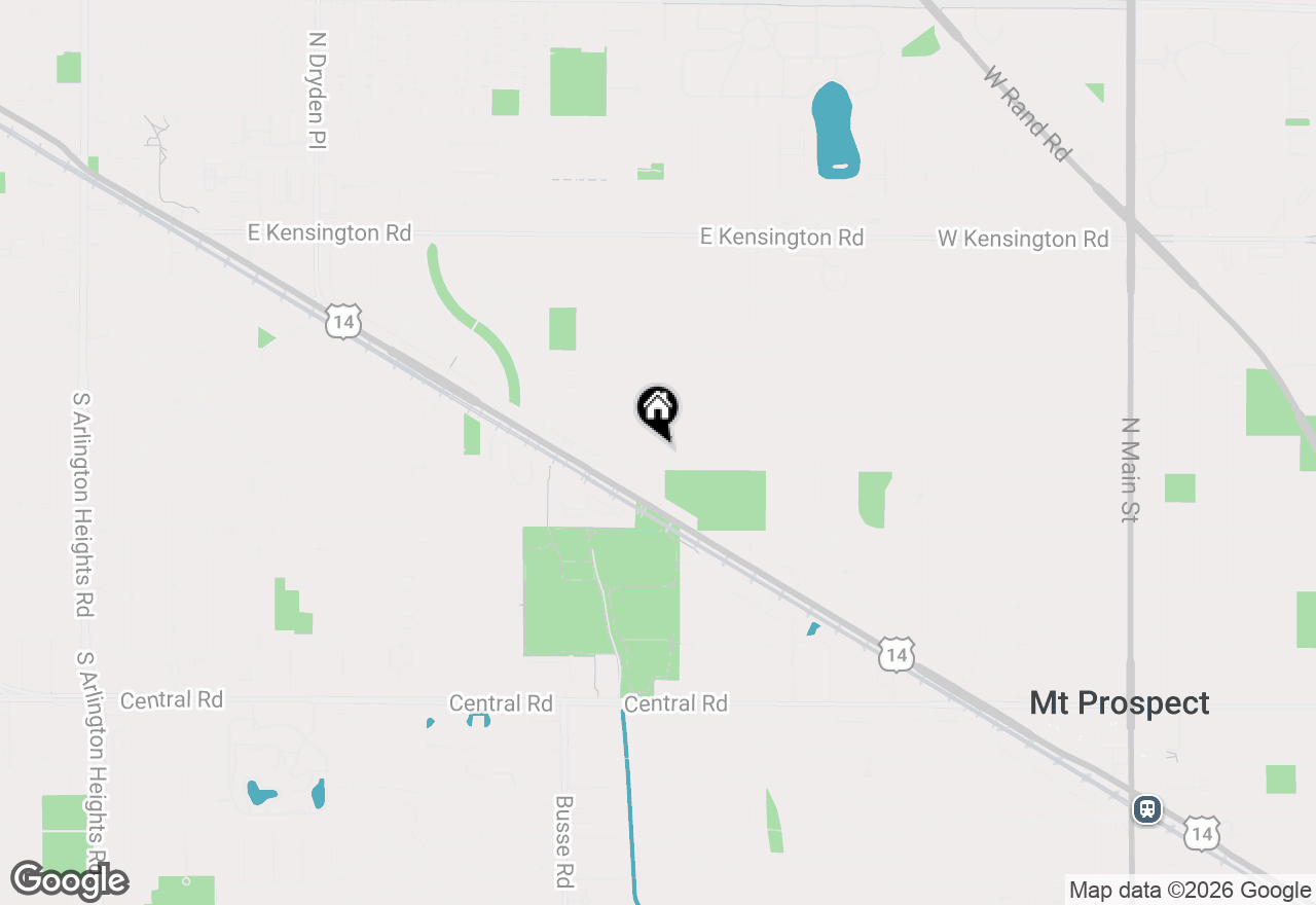Map of 532 S Waterman Avenue, Arlington Heights, IL 60004
