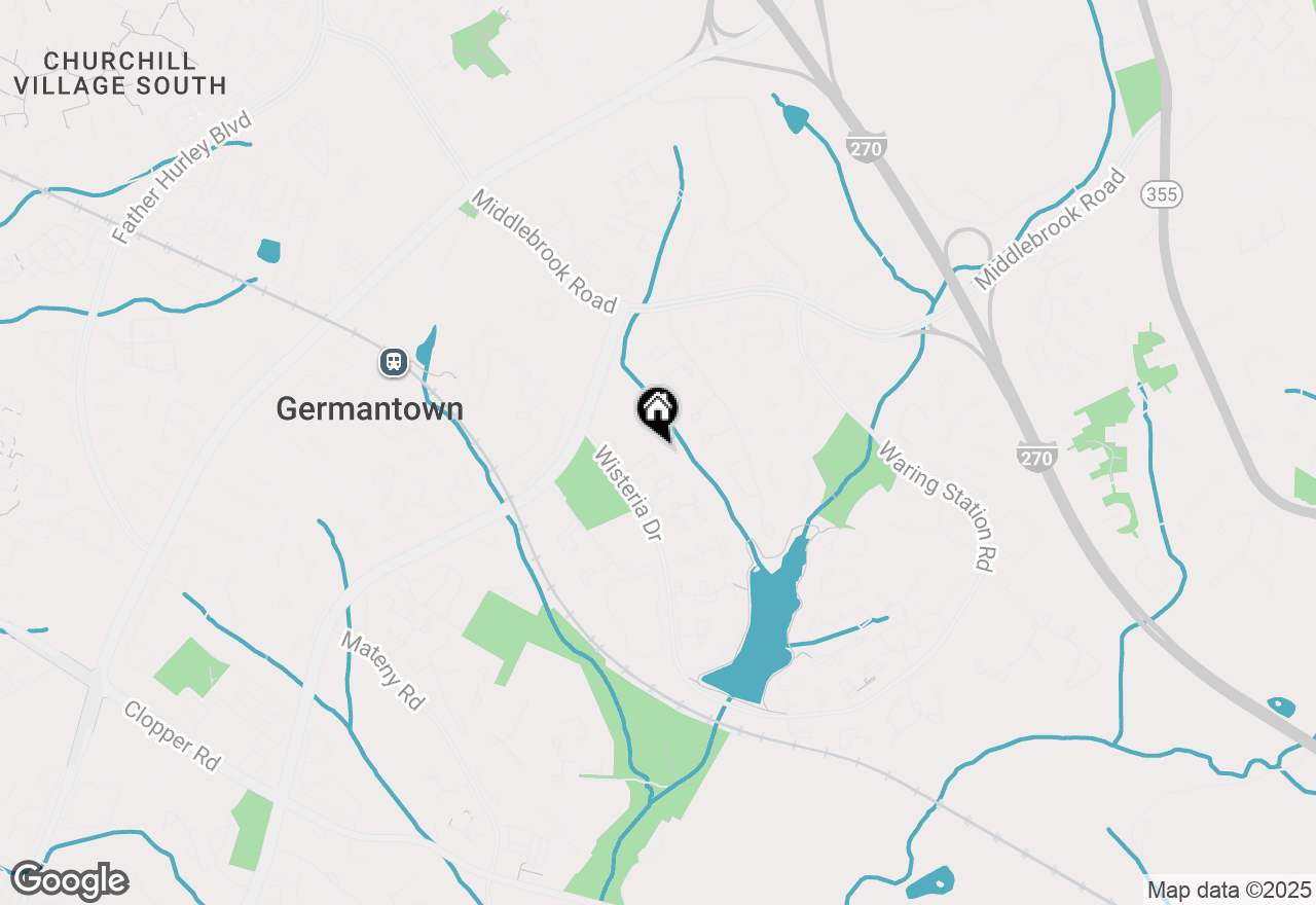 Map of 19256 Misty Meadow Terrace, Germantown, MD 20874