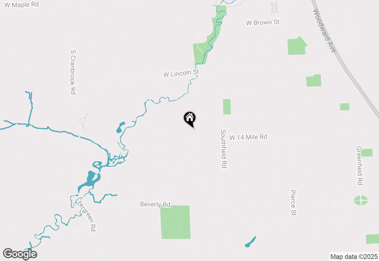 Map of 1875 Norfolk Street, Birmingham, MI 48009