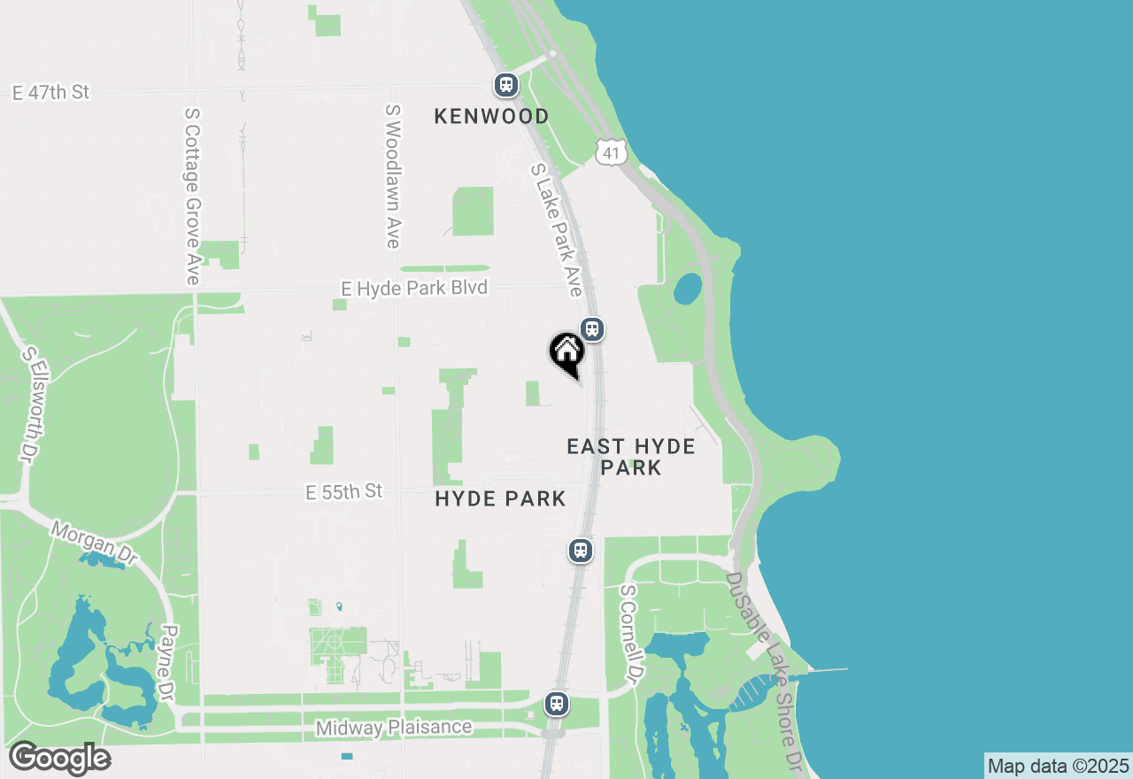 Map of 5331 S Harper Avenue #1, Chicago, IL 60615