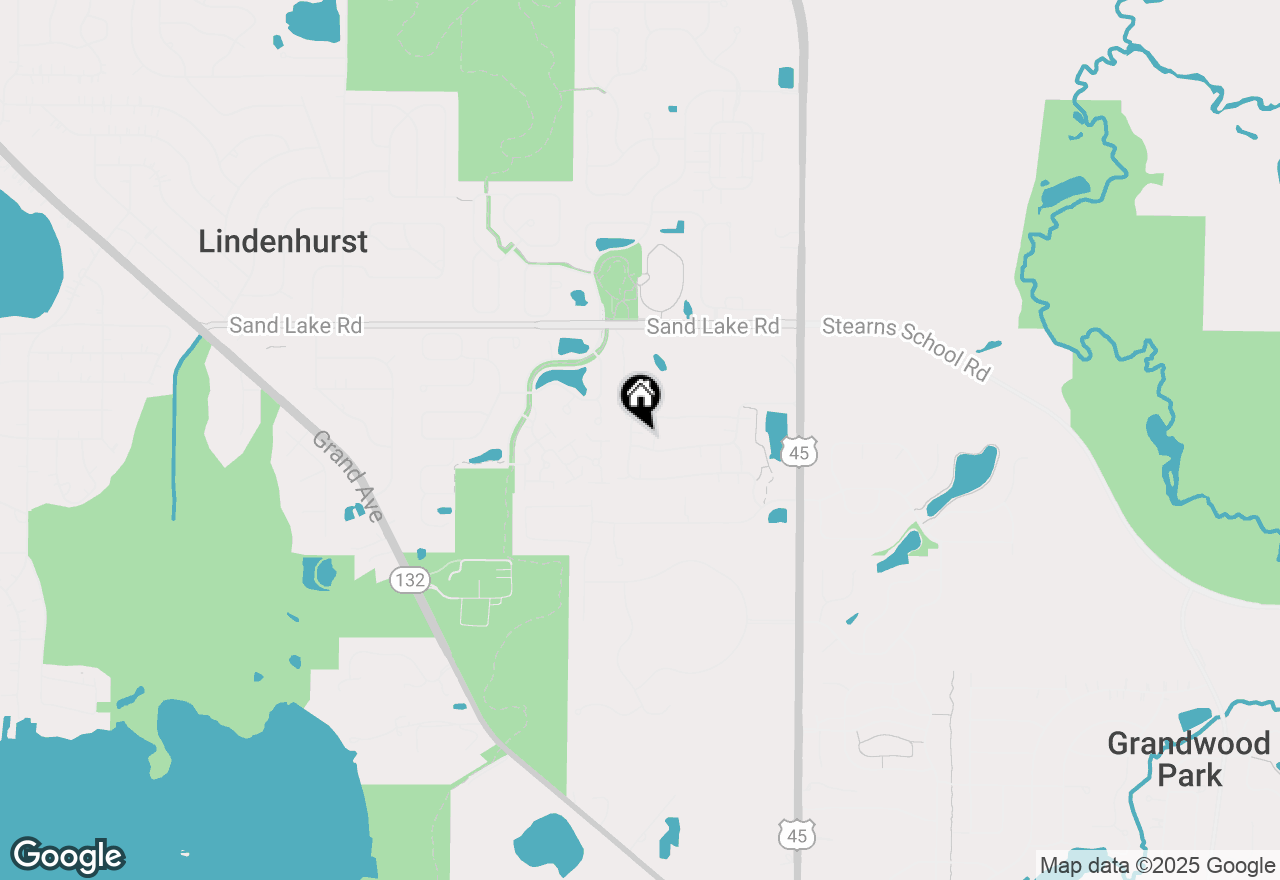 Map of 2983 Falling Waters Lane #2983, Lindenhurst, IL 60046