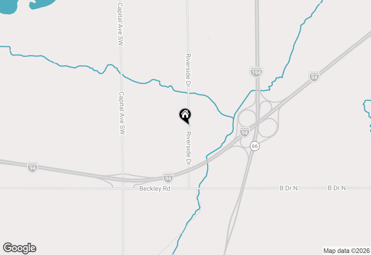Map of 1054 Riverside Drive, Battle Creek, MI 49015