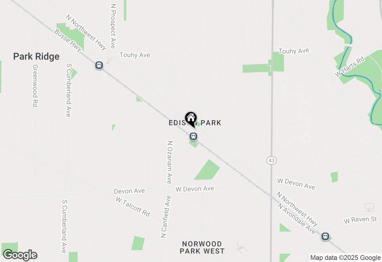 Map of 6751 N Olmsted Avenue #GC, Chicago, IL 60631