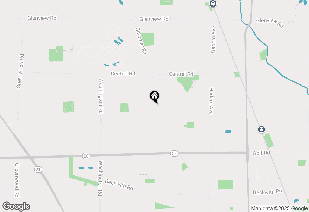 Map of 2309 Malik Court, Glenview, IL 60025