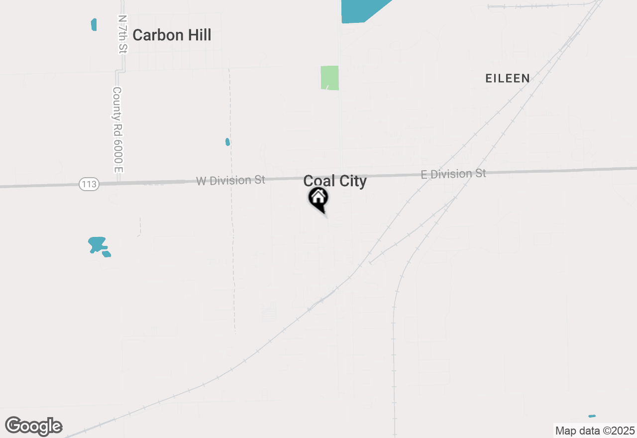 Map of 215 S De Witt Place, Coal City, IL 60416