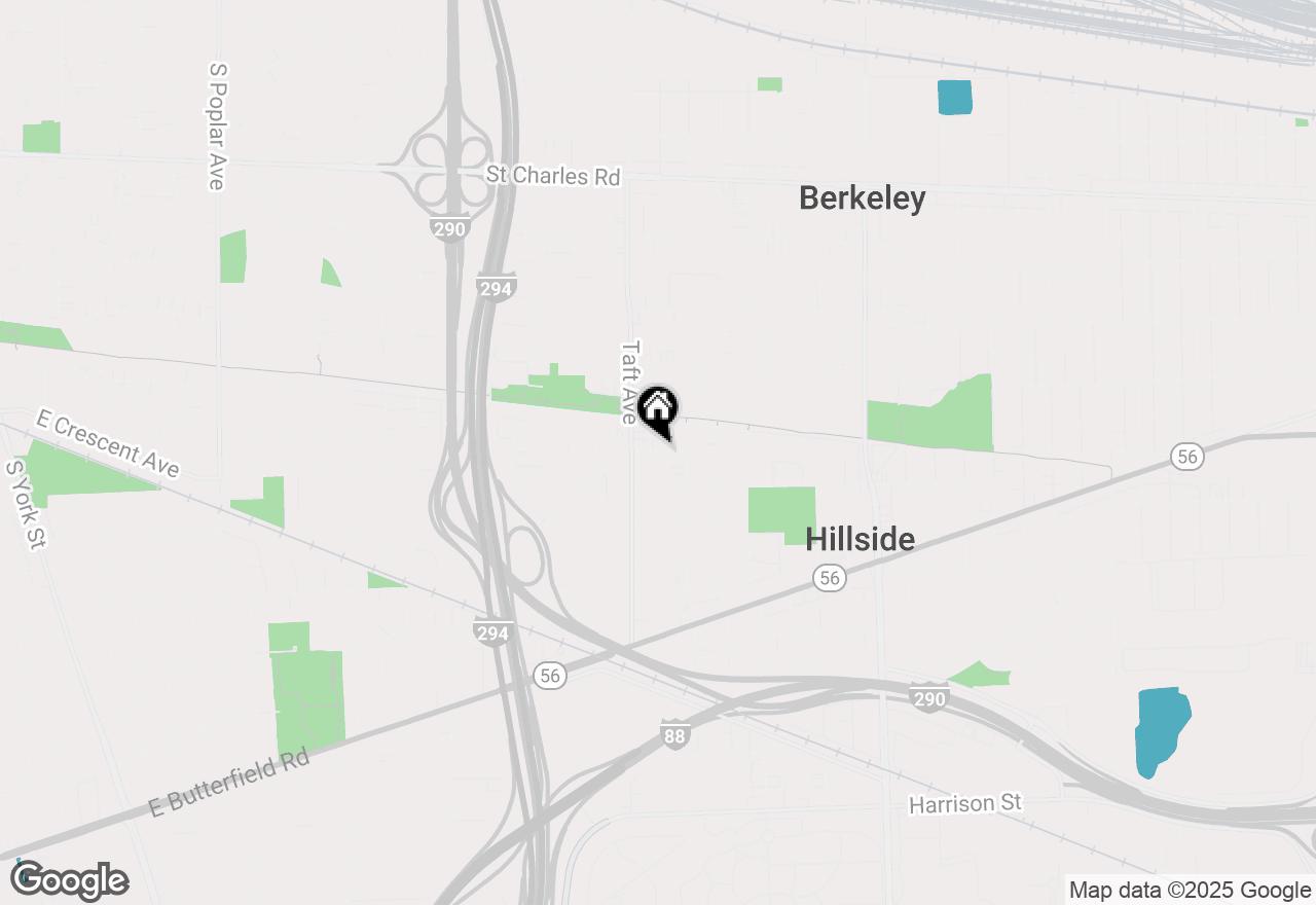 Map of 5207 Ridge Avenue, Hillside, IL 60162