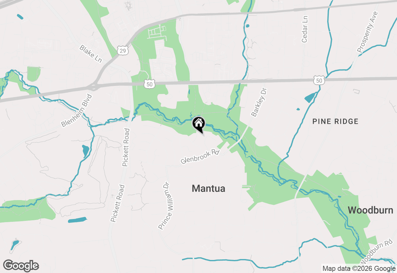 Map of 3305 Edenvale Road, Fairfax, VA 22031